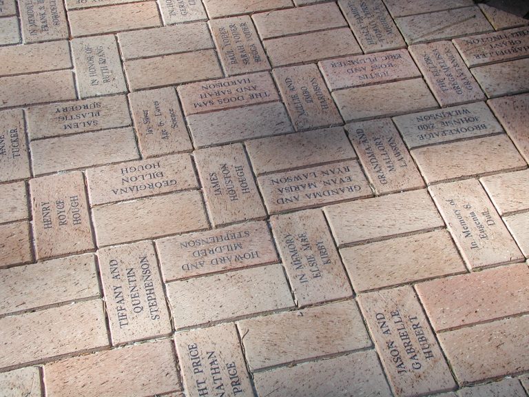 All the countless benefits of Engraved Bricks